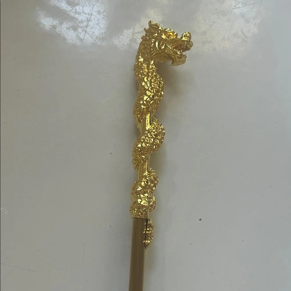Williams Sonoma Gold Ladle with Dragon Accent